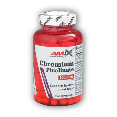 Amix Chromium Picolinate 200mcg 100 kapslí