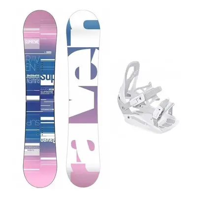 Raven Supreme white dámský snowboard + Raven S230 White vázání