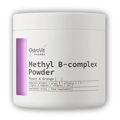 Ostrovit Pharma Methyl B-complex powder 180g broskev pomeranč