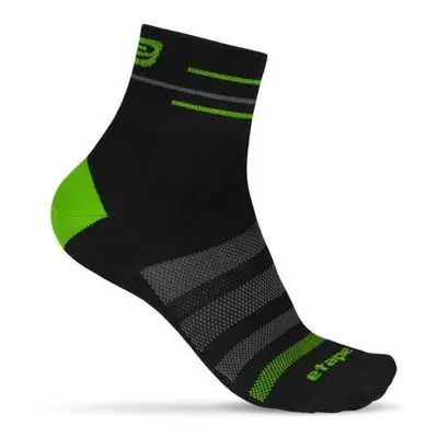 Etape SOX sportovní ponožky černá-zelená