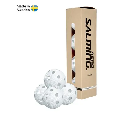 Salming Aero Ball White 4-pack