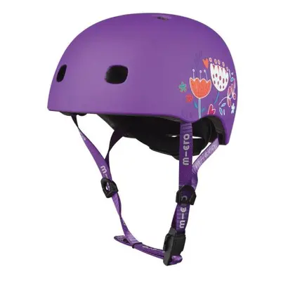 LED Floral purple M inline helma