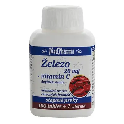 MedPharma Železo + vitamin C 107 tablet