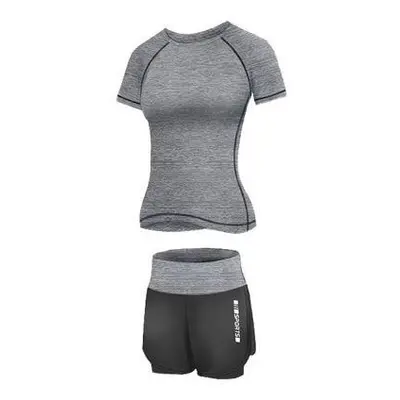 Merco Runner Short 2W fitness set šedá