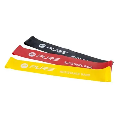 Pure2improve Odporová fitness aerobic guma P2I SET 3 ks - 30 x 5 cm