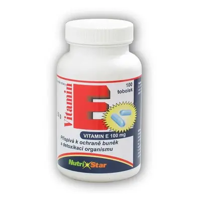 Nutristar Vitamín E 100mg 100 kapslí