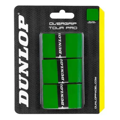 Padel omotávky DUNLOP PRO TOUR OverGrip zelený