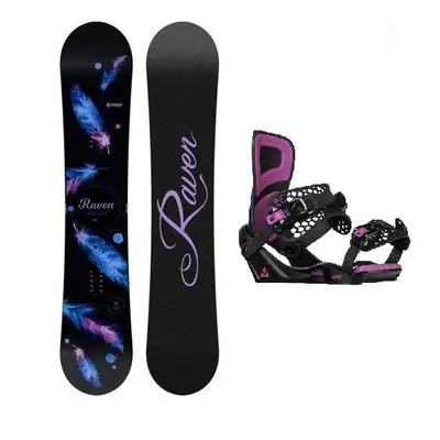 Raven Mia Black dámský snowboard + Gravity Rise black/purple vázání