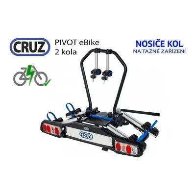 Cruz Pivot eBike - 2 (elektro)kola, na tažné zařízení + adaptér el. přípojky zdarma