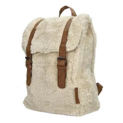 Enrico Benetti Teddy Tablet Backpack Off-White batoh