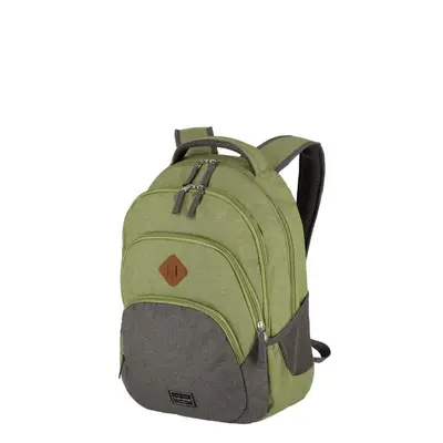 Travelite Basics Backpack Melange Green/grey batoh