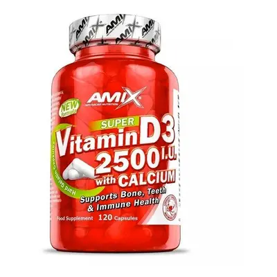 Amix Nutrition Vitamin D3 2500 I.U. s vápníkem 120 kapslí