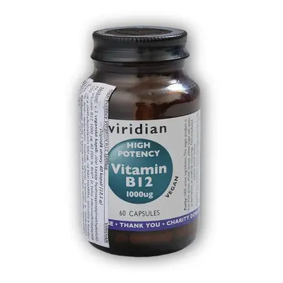 Viridian High Potency Vitamin B12 1000ug 60cps