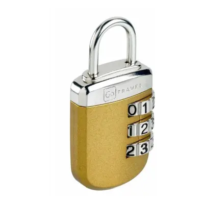 Go Travel zámek Secure Lock Big Wheel gold