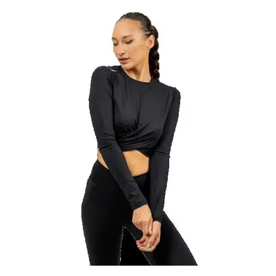 Nebbia Crop top dlouhým rukávem ELEVATED 468