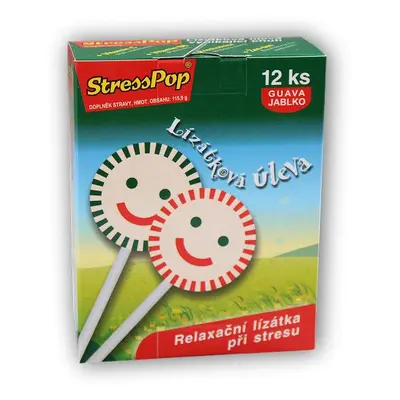 VitaHarmony StressPop guava jablko 12 lízátek