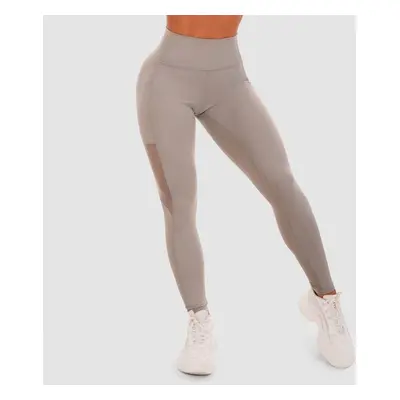 GymBeam Dámské legíny Mesh Panel grey