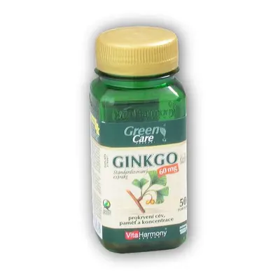 VitaHarmony Ginkgo 60mg extrakt 50 kapslí