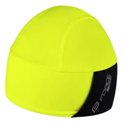 Force Čepice SPLIT zateplená fluo-černá