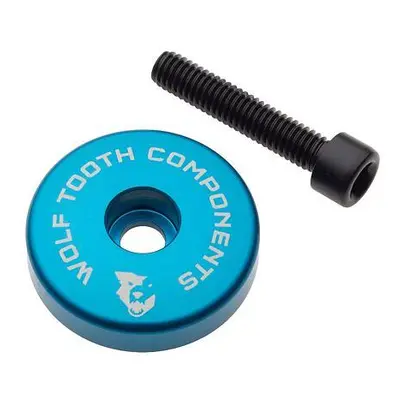 Wolf Tooth Krytka Ultralight Stem Cap Modrá + 5mm Spacer