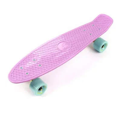 Meteor 56 cm AL truck růžový - mátový Pennyboard