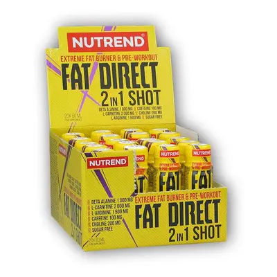 Nutrend Fat Direct 2 in 1 shot 20 ampulí