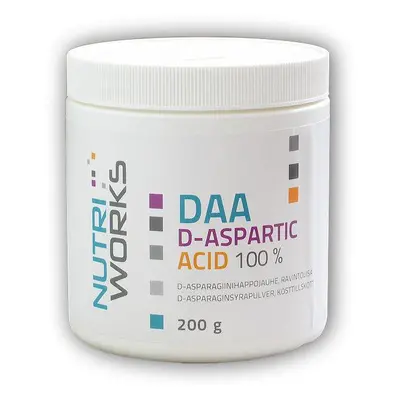 Nutri Works DAA D-aspartic Acid 100% 200g