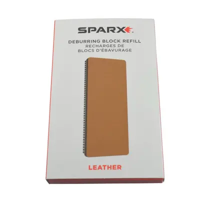 Sparx Kůže Deburring Block Set Refills - Leather