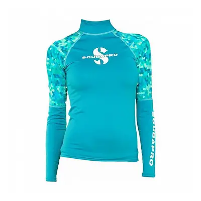 Scubapro Dámské lycrové triko RASHGUARD CARIBBEAN UPF50, dlouhý rukáv