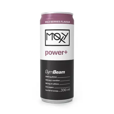 GymBeam MOXY power+ Energy Drink 330 ml 24 x 330 ml