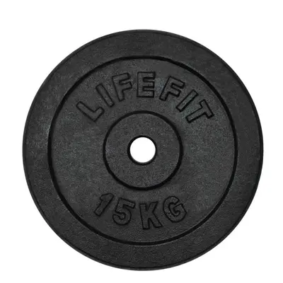 Lifefit Kotouč 15kg, kovový, pro 30mm tyč