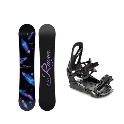 Raven Mia Black dámský snowboard + Raven S230 Black vázání