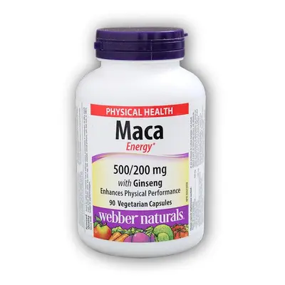 Webber Naturals Maca with Ginseng 500/200 mg 90 kapslí