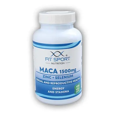 FitSport Nutrition Maca 1500mg + Zinc + Selenium 120 vege caps