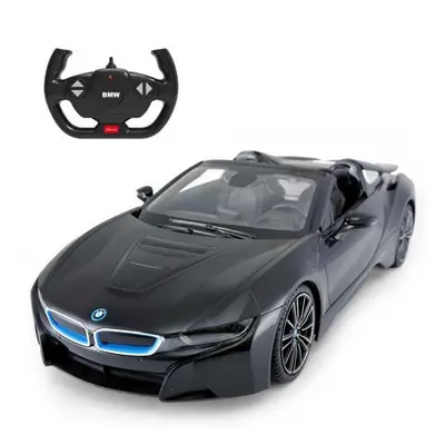 Rastar BMW i8 1:12, licence, LED, metalický lak, černé