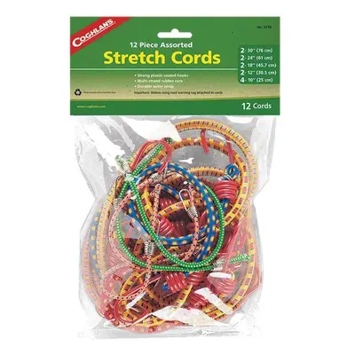 Coghlans Ltd. Coghlans gumová lana 12 Assorted Stretch Cords