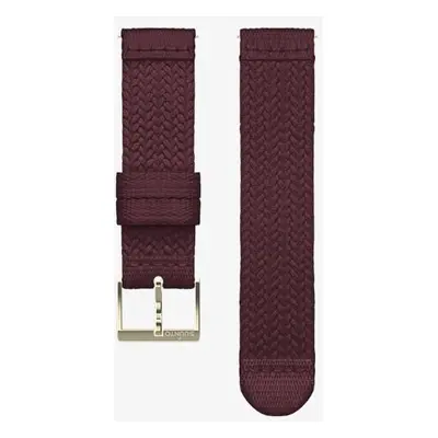 Suunto Suunto 20mm Athletic 5 Braided Textile Strap Burgundy Gold Size S