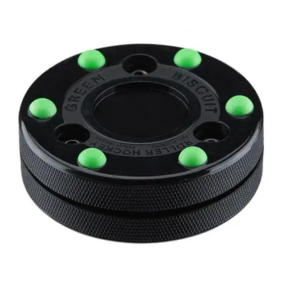 Green Biscuit Inline Puk Roller Hockey