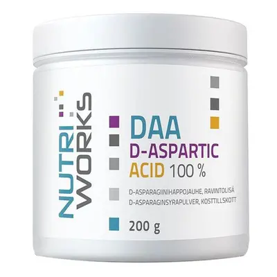 NutriWorks DAA D-Aspartic Acid 200g