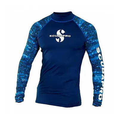 Scubapro Pánské lycrové triko RASHGUARD AEGEAN UPF50, dlouhý rukáv