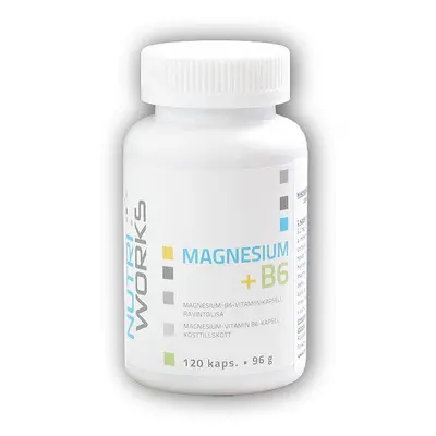 Nutri Works Magnesium + B6 120 kaplí