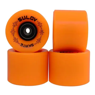 Sulov Kolečka Penny board Neon Orange 60 x 45mm 85a sada 4ks s ložisky