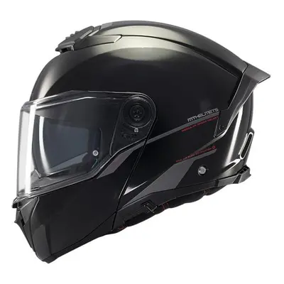 MT Helmets Vyklápěcí helma ATOM 2 SV SOLID A1 lesklá černá