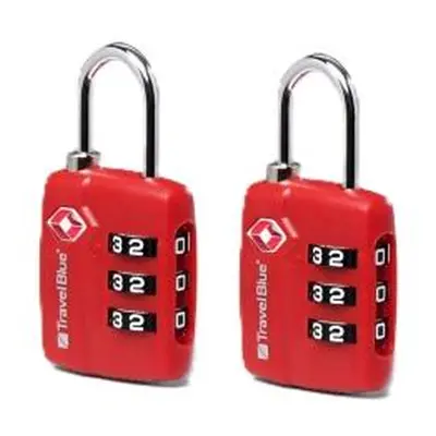 Travel Blue 2x TSA Lock Red