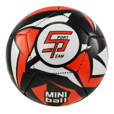 SPORTTEAM Fotbalový míč miniball S2 černo-červený