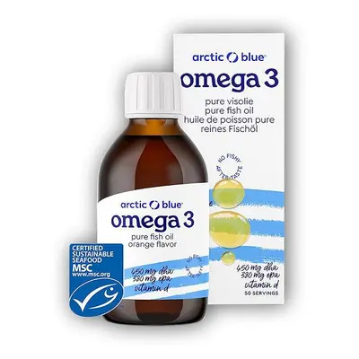 Arctic blue Omega 3 250ml (450mg DHA, 380mg EPA Vitamin D 400IU)