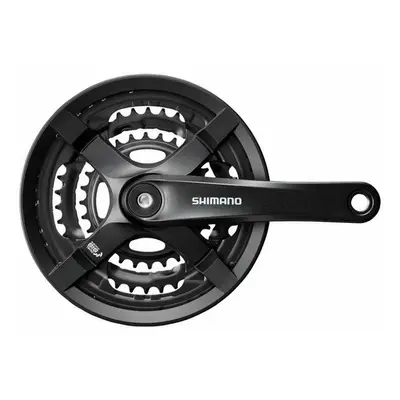 Shimano kliky Tourney FC-TY301-L 170mm 48-38-28 zubů, černé s krytem