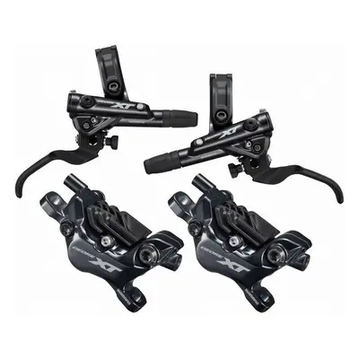 Shimano brzda kotoučová XT M8120 čtyřpístková před. a zad. komplet bez kotoučů (zadní J-kit)