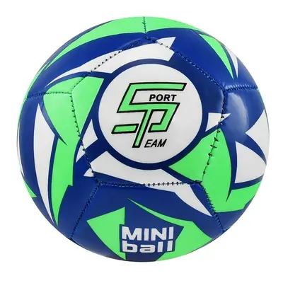 SPORTTEAM Fotbalový míč miniball S2 modro-neon.zelený