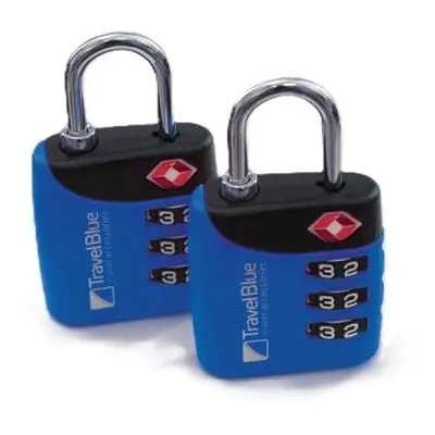 Travel Blue 2x Combi TSA Lock Blue